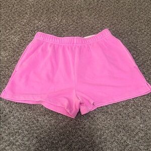 SO Bright Pink Athletic Lounge Shorts